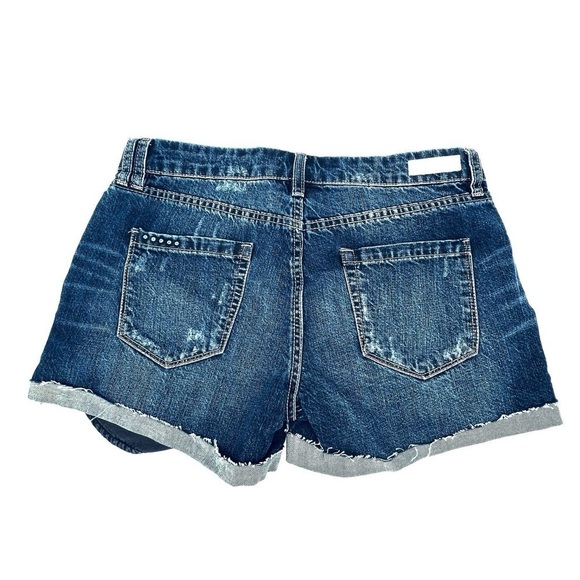 Blank NYC Jean Shorts “I Know You Want Me” Denim Size 26 = 4 nyc Cutoffs New - Picture 3 of 10